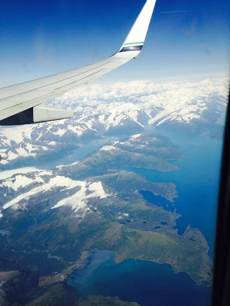 Alaska plane wing