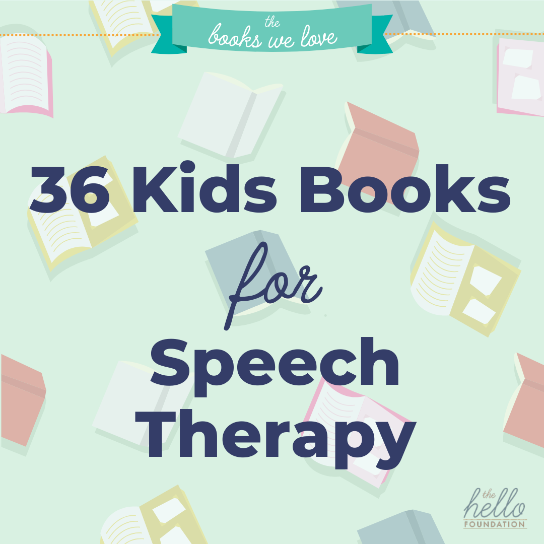 36 kids books for speech therapy