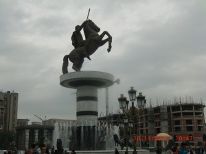 Macedonia-statue