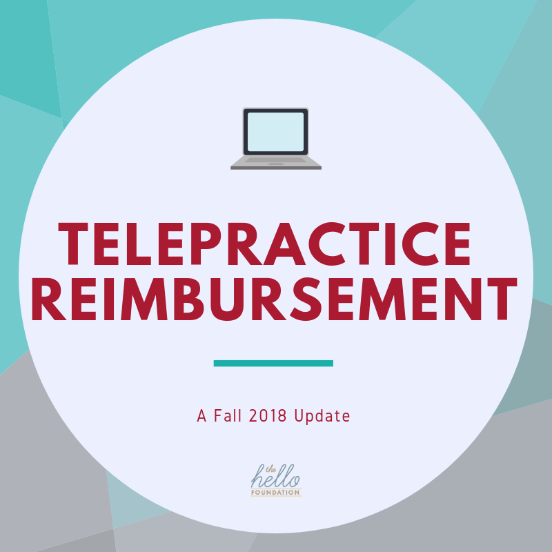 Telepractice Reimbursement 2018