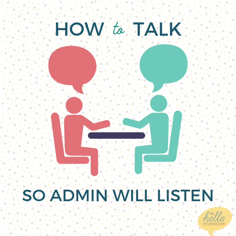 how to talk so admin will listen