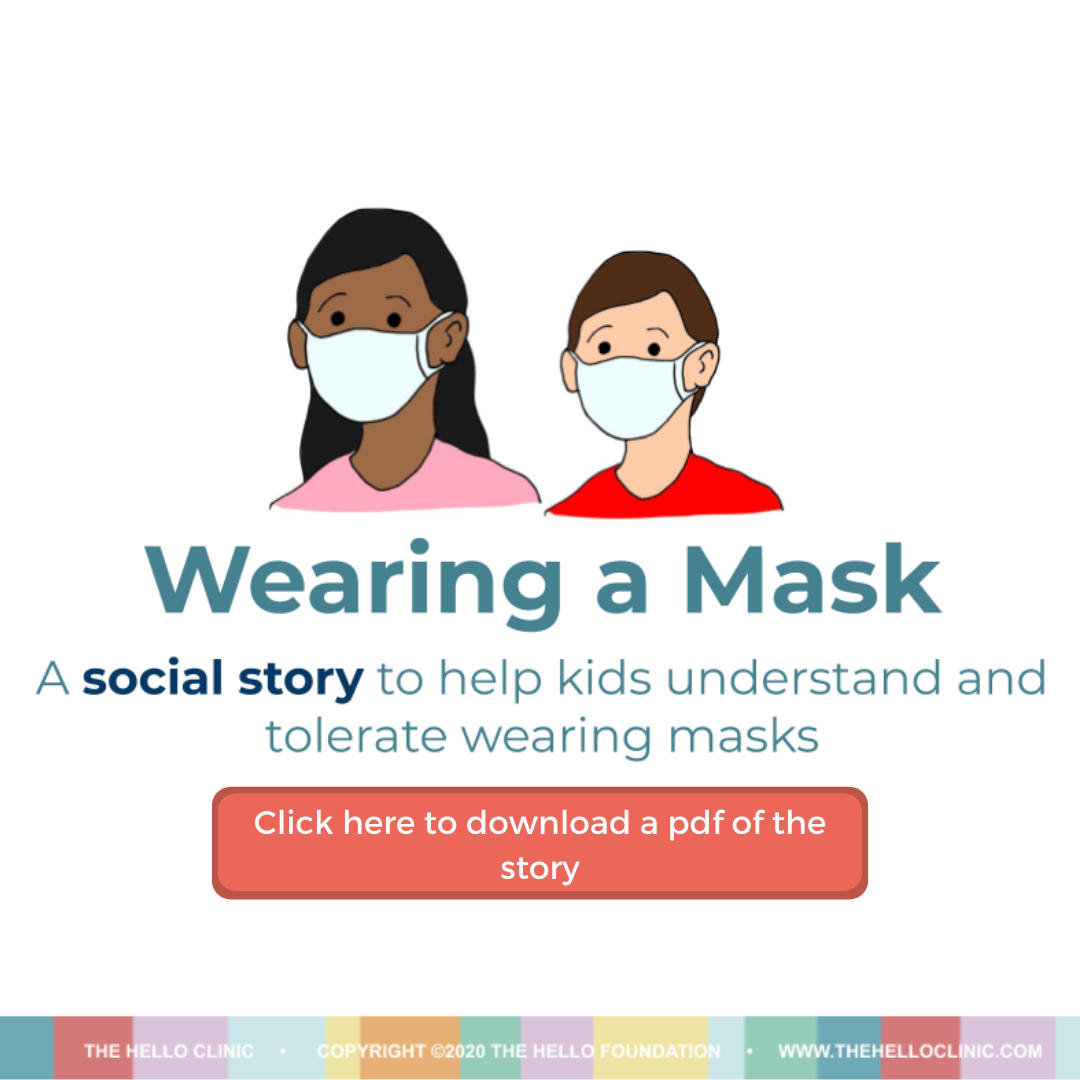 Download 5 Tips To Help Kids Wear Masks And A Video Social Story Too The Hello Foundation