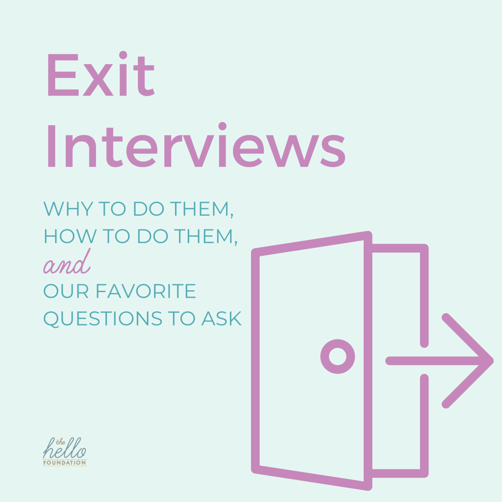 exit interviews