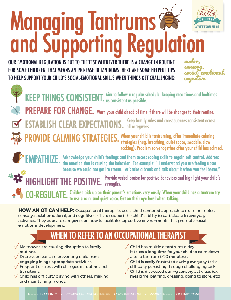Supporting self regulation - text of blog post presented stylized and in color